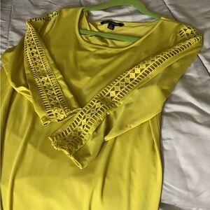 Zac & Rachel Vibrant Yellow Top